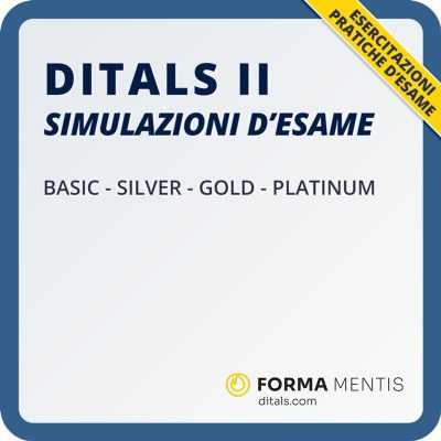 simulazioni ditals di II livello domande d'esame ditals II