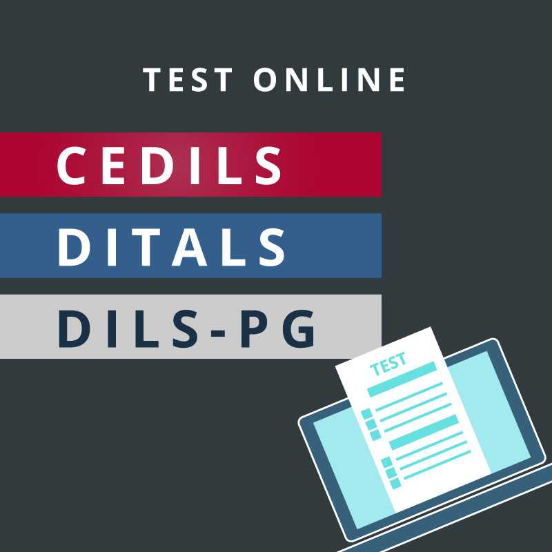 Test online Cedils, Ditals e Dils-PG