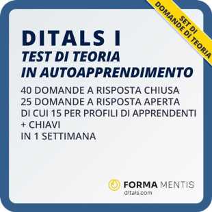 Test online Ditals I in autoapprendimento