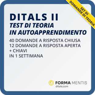 Test online ditals II in autoapprendimento