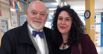La Prof.ssa Piera De Gironimo con il Prof. Paolo E. Balboni