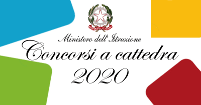 I bandi dei concorsi a cattedra ordinario e straordinario 2020