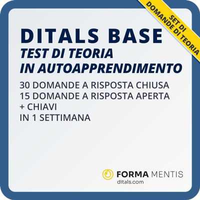 Test on-line Ditals BASE in autoapprendimento
