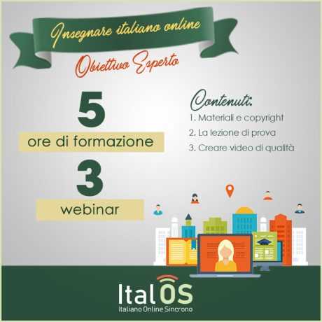 Insegnare italiano L2 online: Obiettivo Esperto