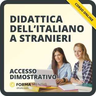 corso online di didattica dell'italiano a stranieri - accesso dimostrativo