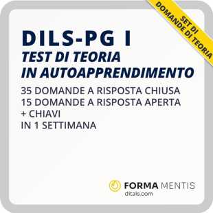 Test online Dils-PG I in autoapprendimento