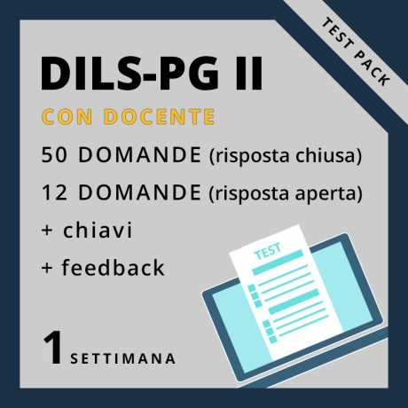 Test online Dils-PG II con docente