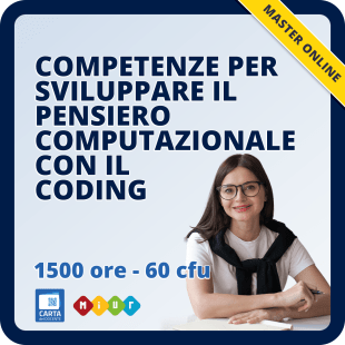 Master in competenze per sviluppare il pensiero computazionale con il coding