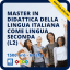 Master in didattica della lingua italiana come lingua seconda L2