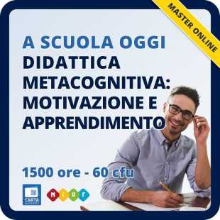 Master in didattica metacognitiva: motivazione e apprendimento