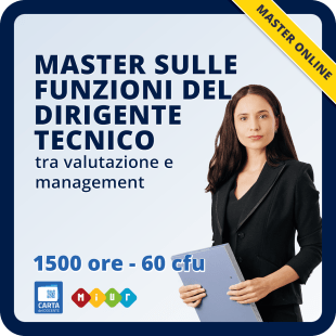 master sulle funzioni del dirigente tecnico