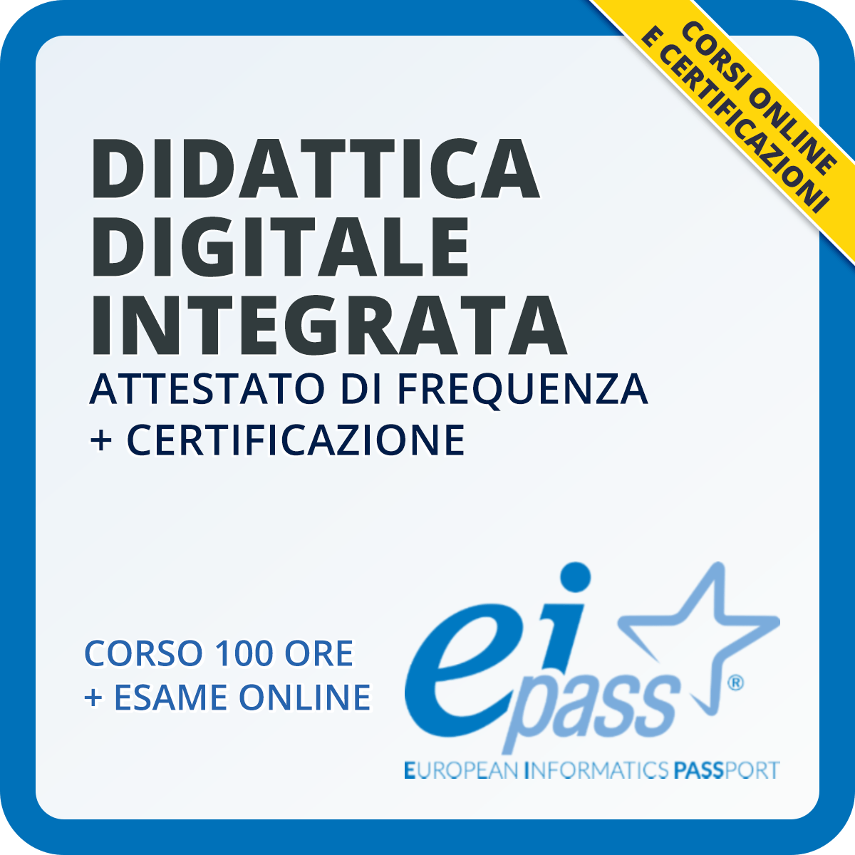 EIPASS didattica digitale integrata