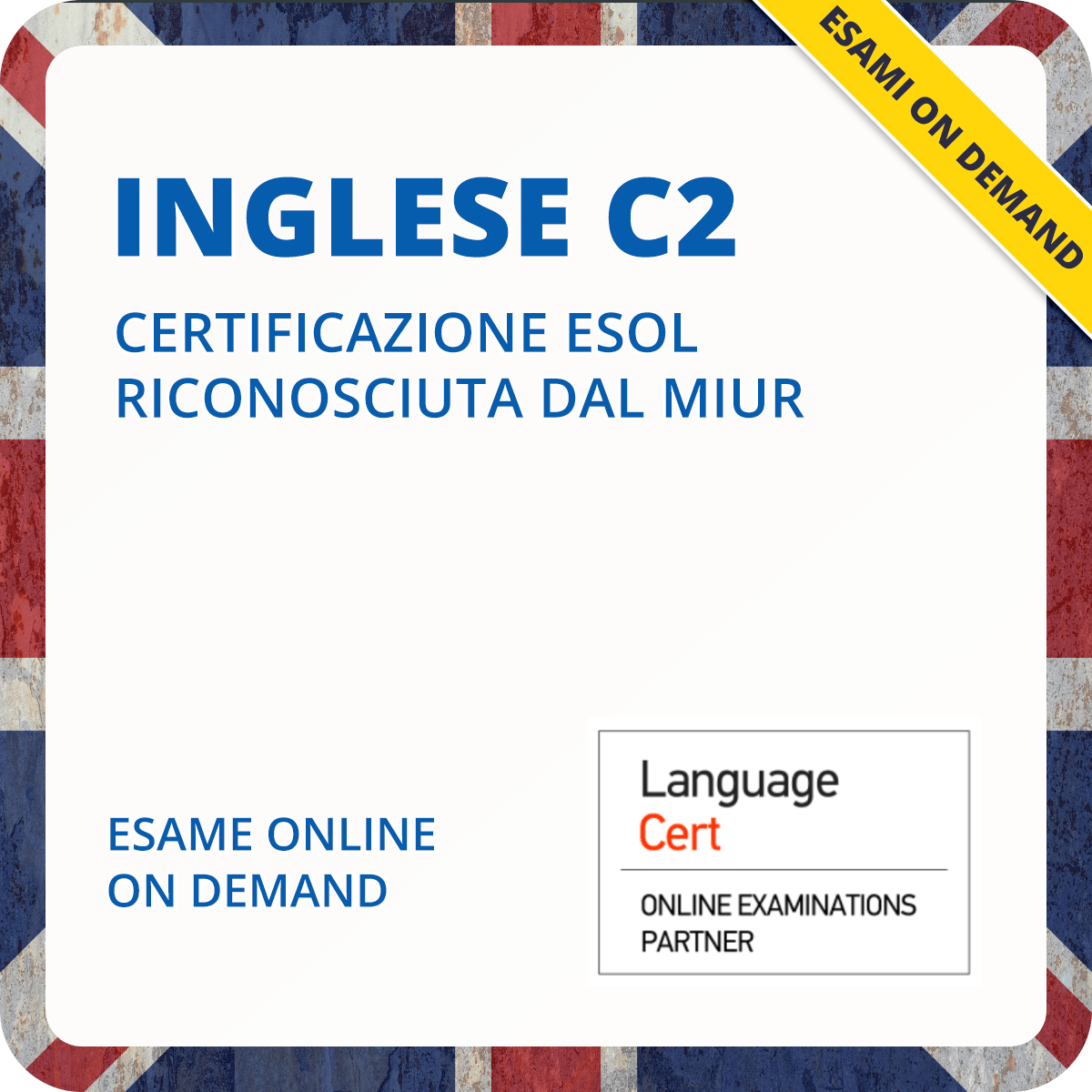 Certificazione INGLESE C2 online