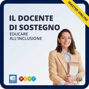 Master di II livello il docente di sostegno: educare all'inclusione