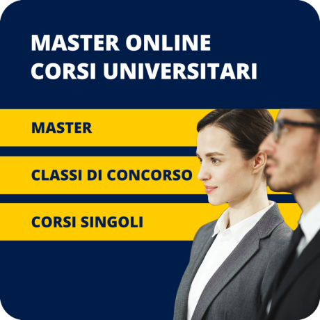 Master online e corsi universitari area scuola e classi di concorso
