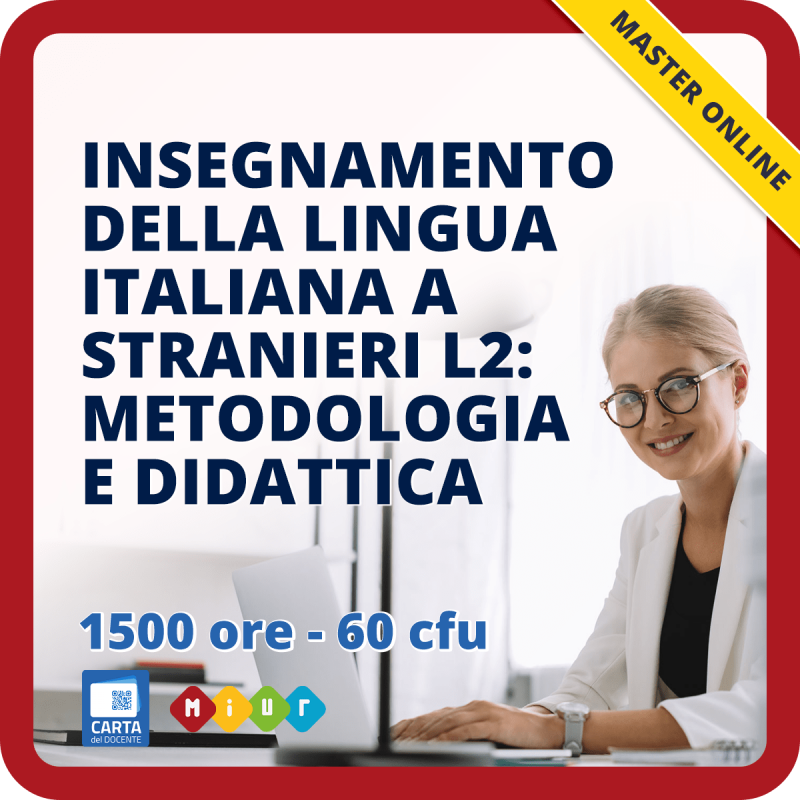 Master Insegnamento della lingua italiana a stranieri L2