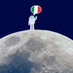 Italiano l2 sulla Luna. La seconda lingua più parlata sulla luna è la nostra