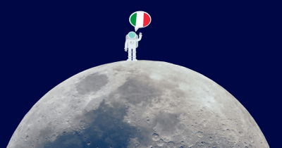 Italiano l2 sulla Luna. La seconda lingua più parlata sulla luna è la nostra