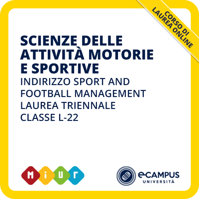 Laurea triennale in sport and football management L-22