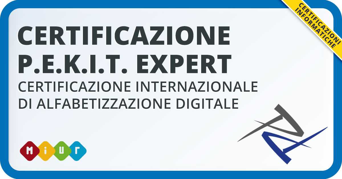 La certificazione internazionale di alfabetizzazione digitale