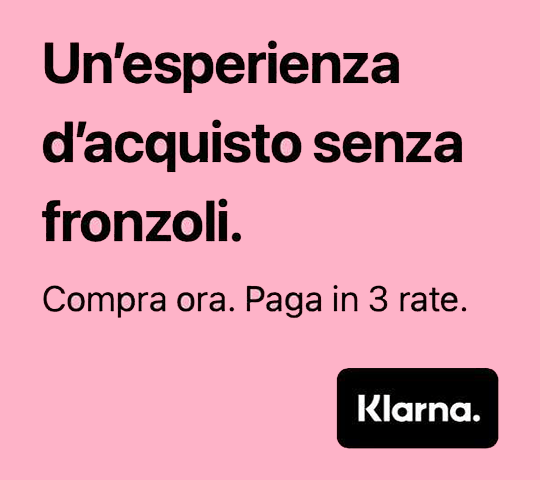 Paga a rate con Klarna a tasso 0