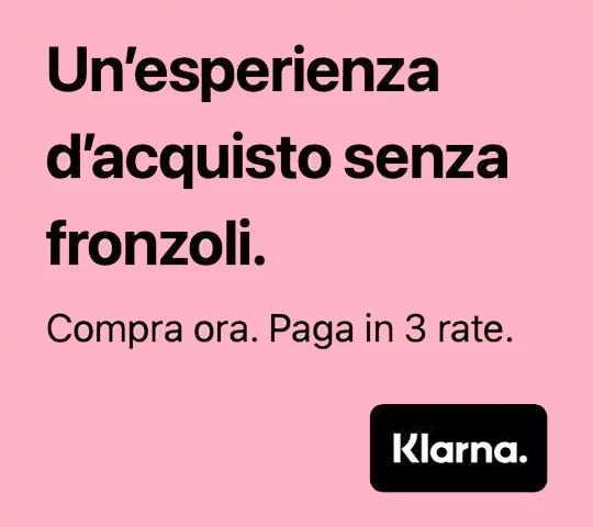 Paga a rate con Klarna a tasso 0