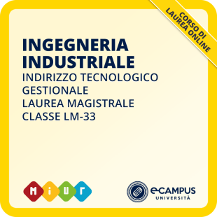 Laurea magistrale LM-33 Ingegneria Industriale curriculum Tecnologico Gestionale