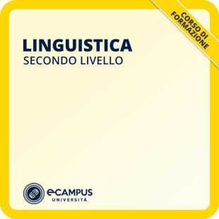Corso di formazione di secondo livello in linguistica