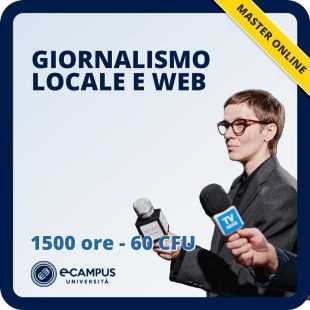 Master in giornalismo locale e Web