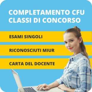 Completamento CFU per classi di concorso