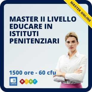 Educare in istituti penitenziari - Master online di II livello