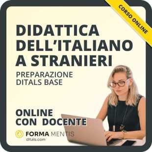 corso online di didattica dell'italiano a stranieri con docente - preparazione DITALS BASE
