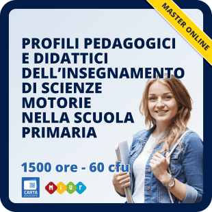 Master in profili pedagogici e didattici dell’insegnamento di scienze motorie nella scuola primaria
