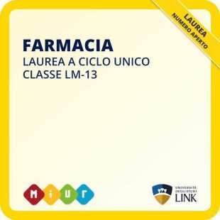 Laurea a ciclo unico in farmacia LM-13 senza numero chiuso
