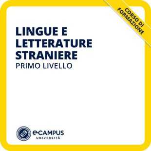Corso di formazione di I livello in lingue e letterature straniere