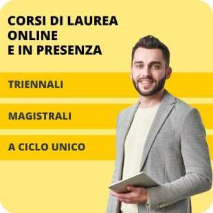 Corsi di laurea online e in presenza Corsi di laurea online e in presenza