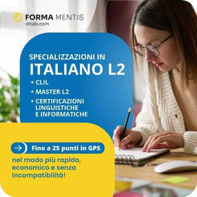 Scala la graduatoria in tutte le classi di concorso nel modo più rapido ed economico. Evita le incompatibilità con la consulenza strategica AD MAIORA di Forma Mentis, è gratuita e senza impegno! Specializzazioni L2, Master L2, CLIL, certificazioni linguistiche e informatiche