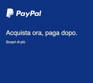 Paga a rate con PayPal
