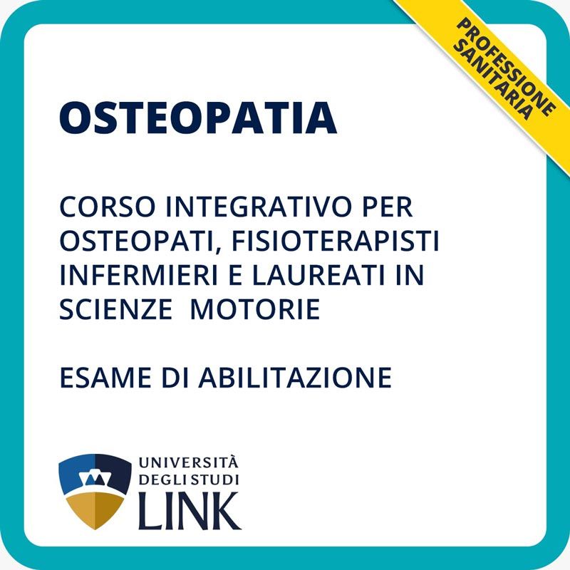 Percorso abilitante alla professione di osteopata