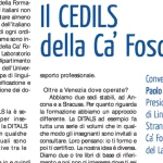 Certificazione Cedils presentata dal Prof. Paolo E. Balboni