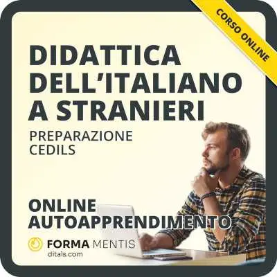 corso online di didattica dell'italiano a stranieri in autoapprendimento - preparazione Cedils