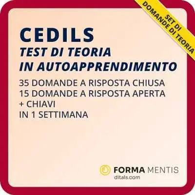 Test Cedils on-line in autoapprendimento