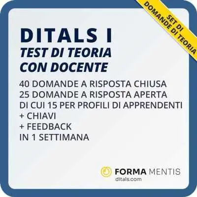 Test on-line Ditals I con docente