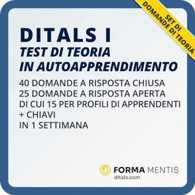 Test on-line Ditals I in autoapprendimento
