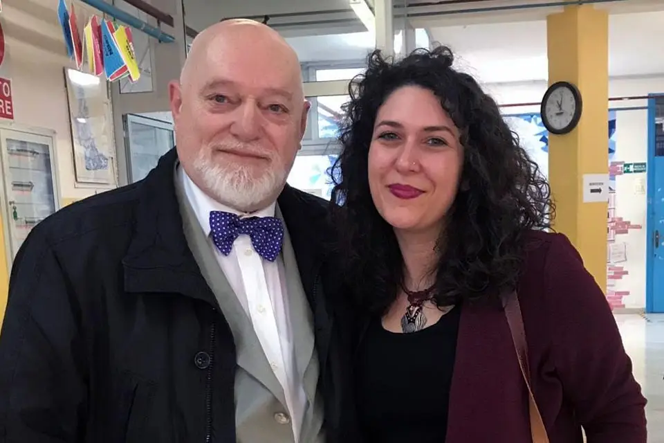 La Prof.ssa Piera De Gironimo con il Prof. Paolo E. Balboni