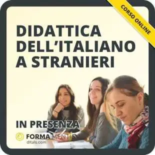 corso di didattica dell'italiano a stranieri in presenza