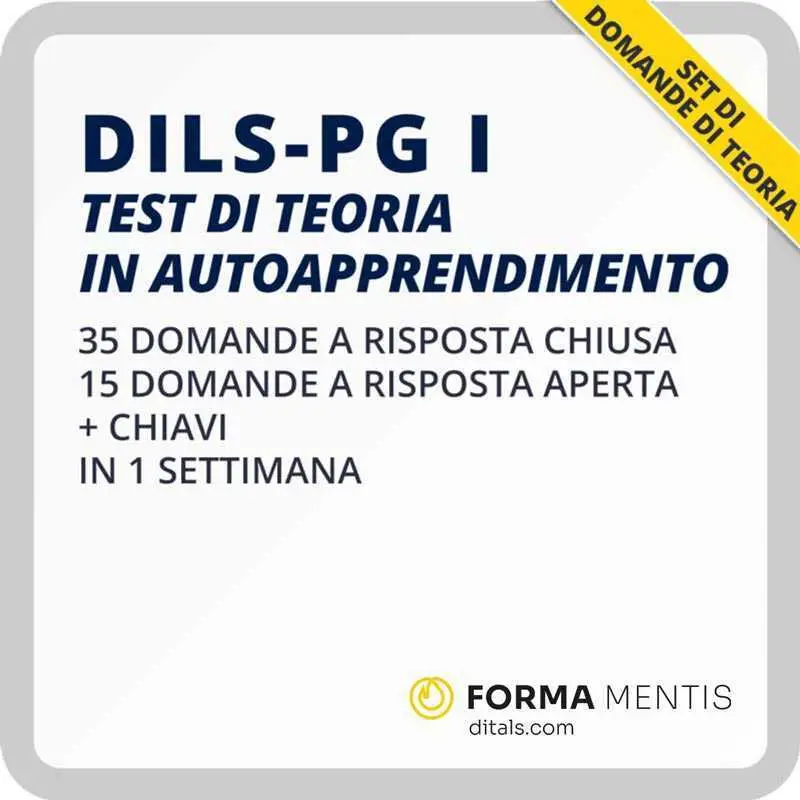 Test online Dils-PG I in autoapprendimento