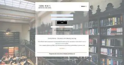 Formazione online in e-learning: La pagina di accesso alla piattaforma per i corsi di didattica dell'italiano L2 di Forma Mentis Srl