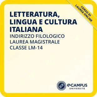 Laurea magistrale LM-14 indirizzo Filologico