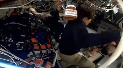 Barattolo di Nutella durante la missione Artemis II